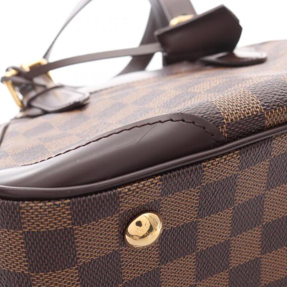 LOUIS VUITTON Authentic Brown Damier Leather Shoulder Bag - Picture 8 of 8